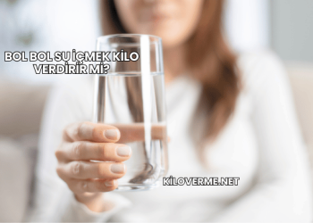 Bol Bol Su İçmek Kilo Verdirir mi?
