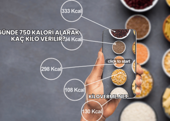 Günde 750 Kalori Alarak Kaç Kilo Verilir?