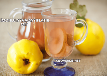 Limonlu Ayva Zayıflatır mı?