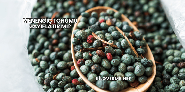 Menengiç Tohumu Zayıflatır mı?