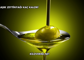 1 Kaşık Zeytinyağı Kaç Kalori