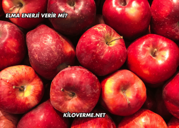 Elma Enerji Verir mi?