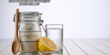 Karbonat Limon Su Karışımı Zayıflatır mı?