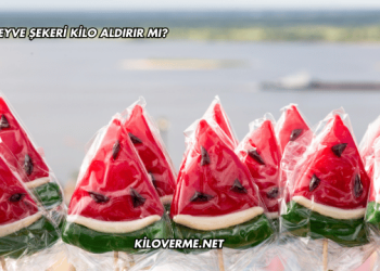 Meyve Şekeri Kilo Aldırır mı?