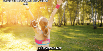 Sadece Spor Yaparak Kilo Verilir mi?