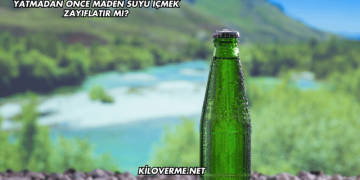 Yatmadan Önce Maden Suyu İçmek Zayıflatır mı?