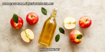 Zerdeçallı Elma Sirkesi Zayıflatır mı?