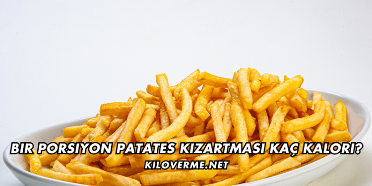 Bir Porsiyon Patates Kızartması Kaç Kalori