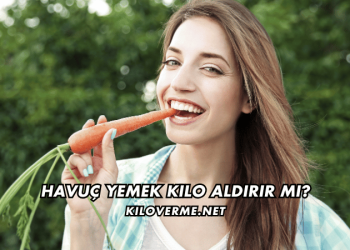 Havuç Yemek Kilo Aldırır mı