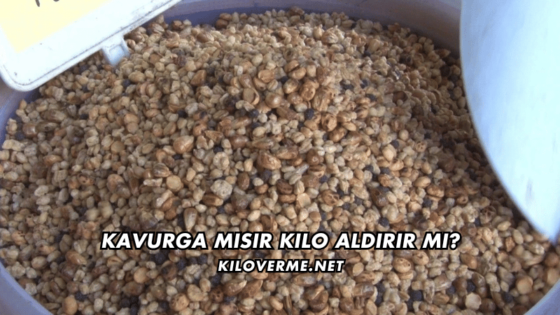 Kavurga Mısır Kilo Aldırır mı
