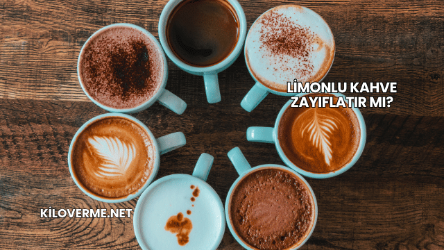 Limonlu Kahve Zayıflatır mı?