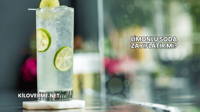 Limonlu Soda Zayıflatır mı?
