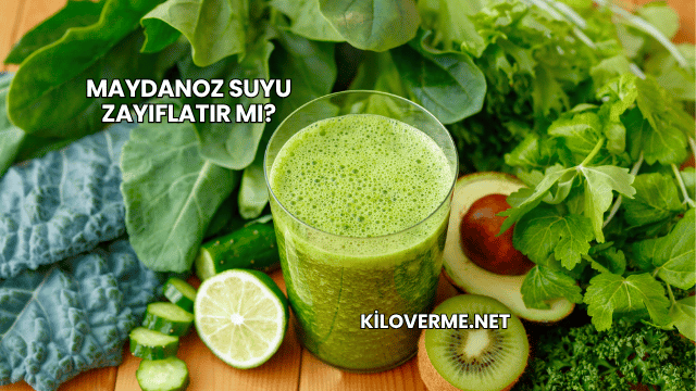Maydanoz Suyu Zayıflatır mı?