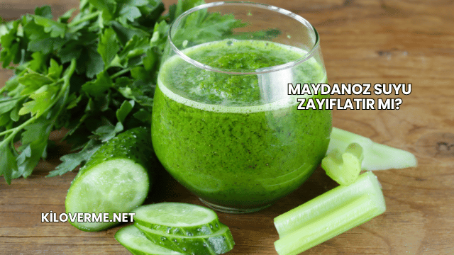 Maydanoz Suyu Zayıflatır mı?