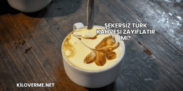 Şekersiz Türk Kahvesi Zayıflatır mı?