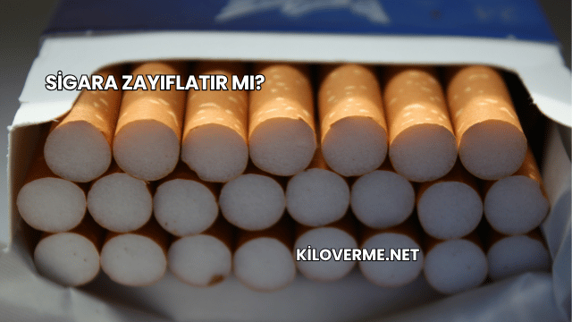 Sigara Zayıflatır mı?