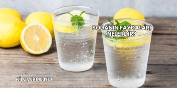 Sodanın Faydaları Nelerdir?