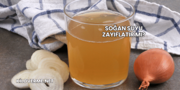 Soğan Suyu Zayıflatır mı?