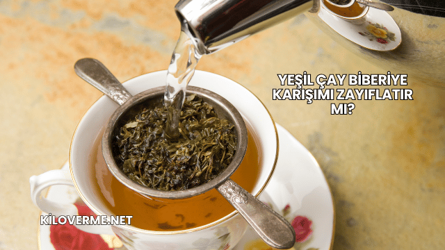 Yeşil Çay Biberiye Karışımı Zayıflatır mı?