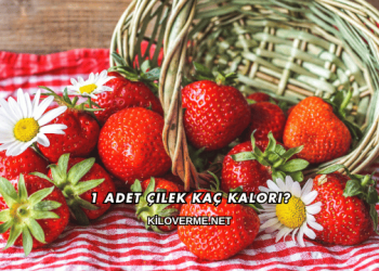 1 Adet Çilek Kaç Kalori?