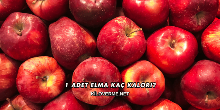 1 Adet Elma Kaç Kalori?