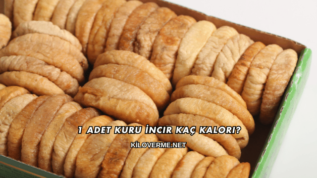 1 Adet Kuru İncir Kaç Kalori?