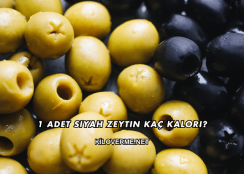 1 Adet Siyah Zeytin Kaç Kalori?