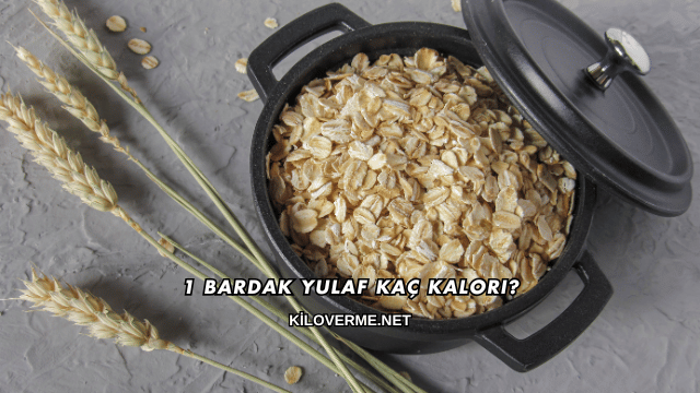 1 Bardak Yulaf Kaç Kalori?