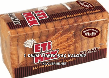 1 Dilim Etimek Kaç Kalori?