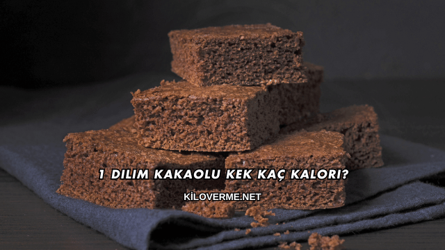 1 Dilim Kakaolu Kek Kaç Kalori?