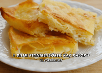 1 Dilim Peynirli Börek Kaç Kalori?