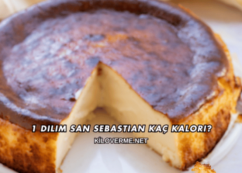 1 Dilim San Sebastian Kaç Kalori?