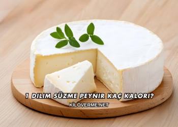 1 Dilim Süzme Peynir Kaç Kalori?