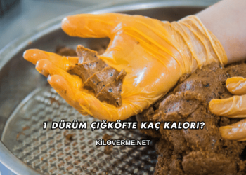 1 Dürüm Çiğköfte Kaç Kalori?