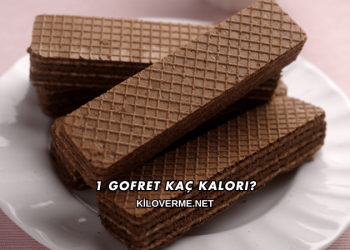 1 Gofret Kaç Kalori?
