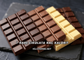 1 Kare Çikolata Kaç Kalori?