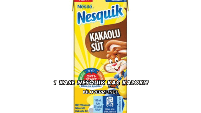 1 Kase Nesquik Kaç Kalori?