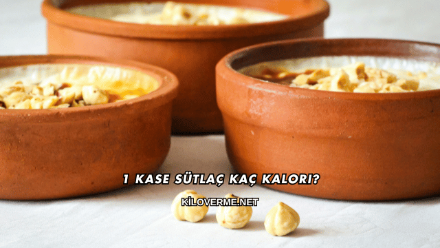 1 Kase Sütlaç Kaç Kalori?