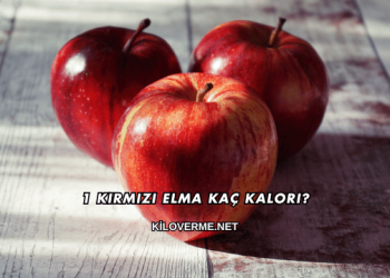 1 Kırmızı Elma Kaç Kalori?