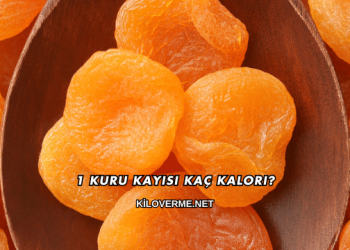 1 Kuru Kayısı Kaç Kalori?