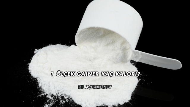 1 Ölçek Gainer Kaç Kalori?