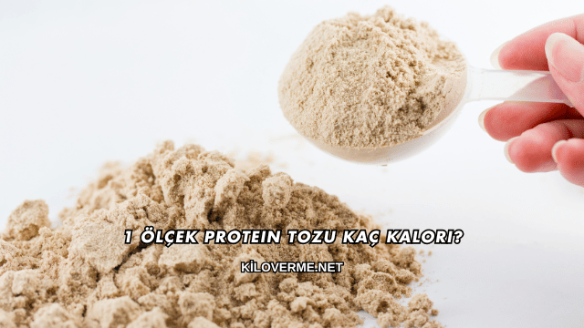 1 Ölçek Protein Tozu Kaç Kalori?