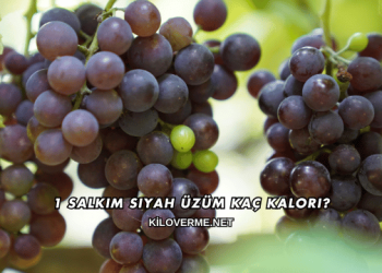 1 Salkım Siyah Üzüm Kaç Kalori?