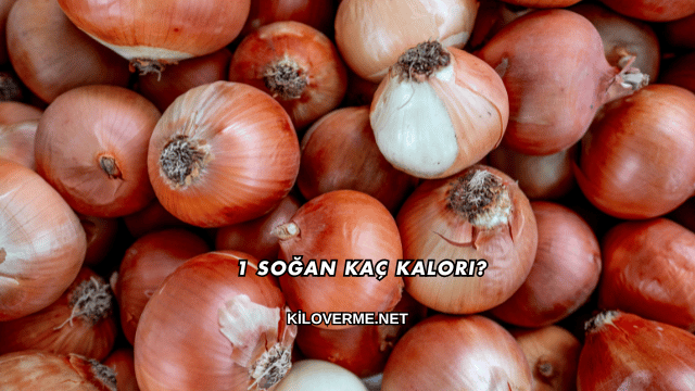 1 Soğan Kaç Kalori?