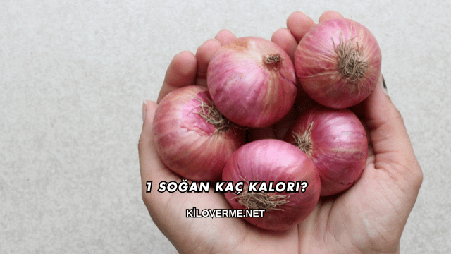 1 Soğan Kaç Kalori?