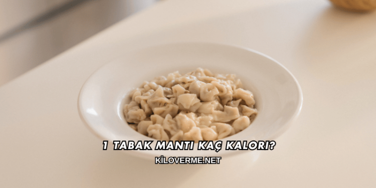 1 Tabak Mantı Kaç Kalori?