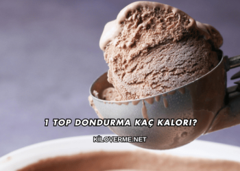 1 Top Dondurma Kaç Kalori?