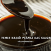 1 Yemek Kaşığı Pekmez Kaç Kalori?