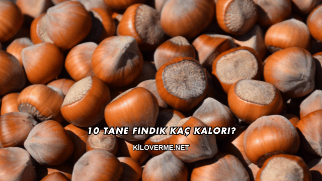 10 Tane Fındık Kaç Kalori?