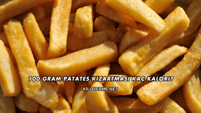 100 Gram Patates Kızartması Kaç Kalori?